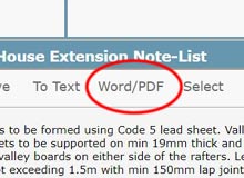 Export to PDF / Word