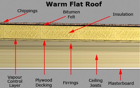 flat roof types