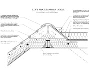 Loft Dormer Ridge Detail Drawing